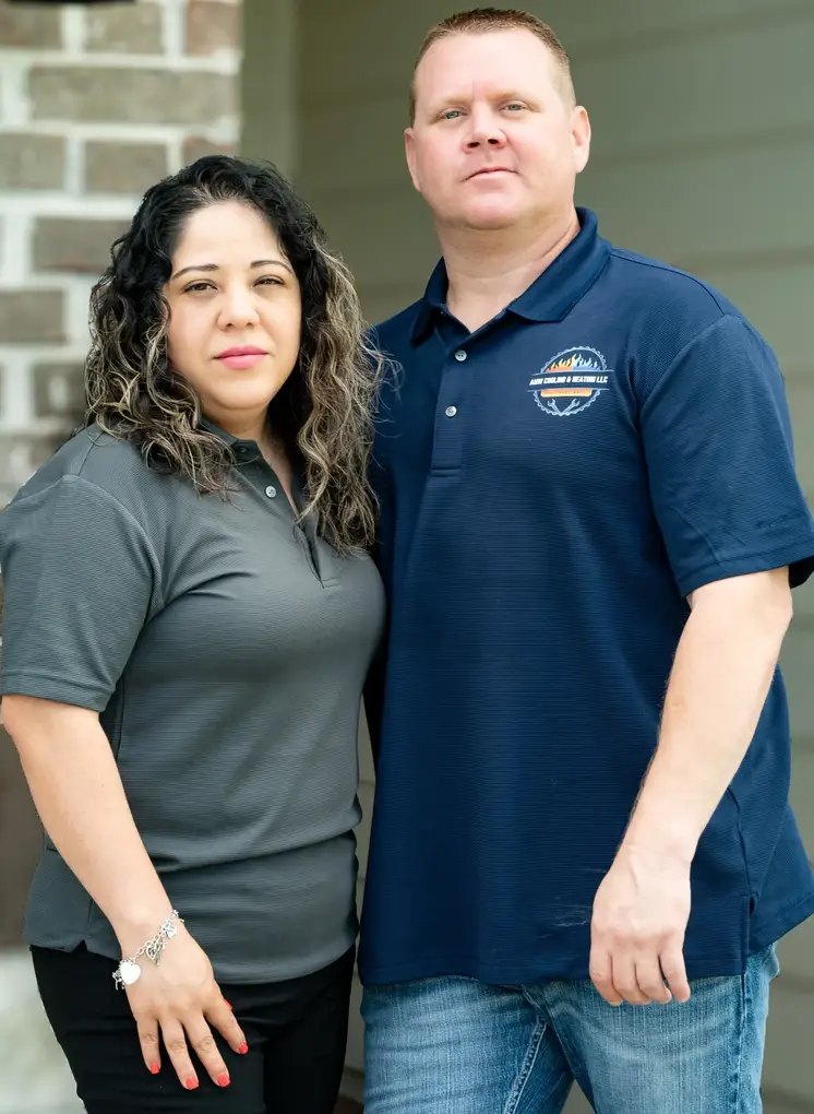 Josh and Anjelica - Owners of AMW Cooling & Heating
