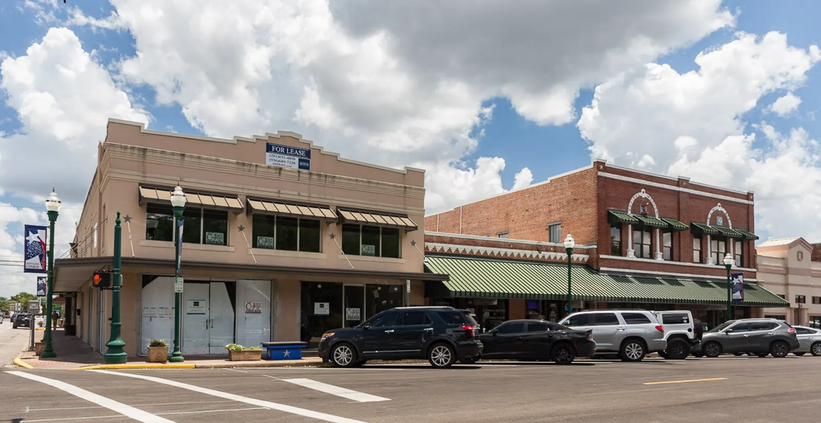 Historic downtown Conroe, Texas