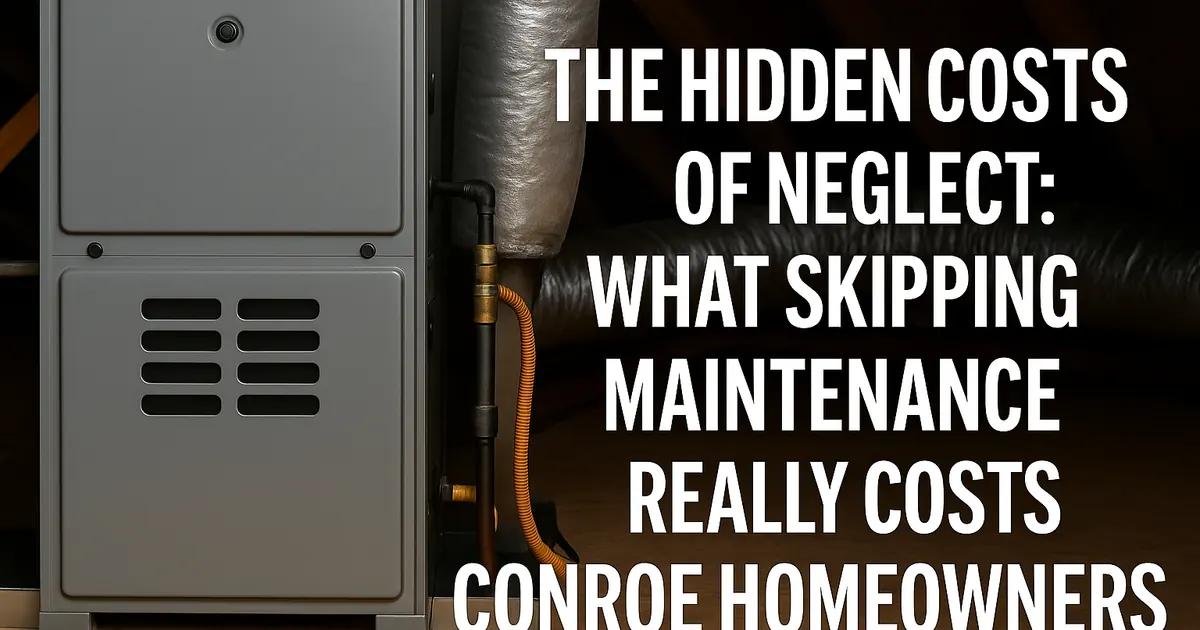 The Hidden Costs of Neglect: What Skipping Maintenance Really Costs Conroe Homeowners