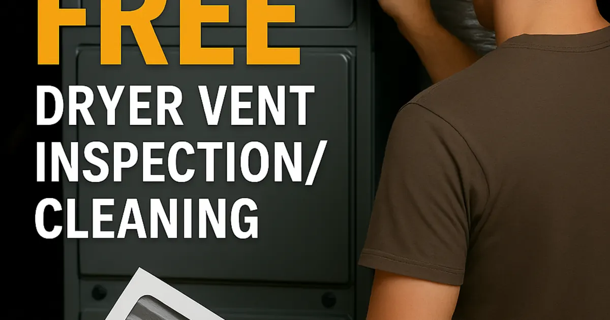 Fall HVAC Maintenance Special: Free Dryer Vent Cleaning with the Purchase of a Yearly Maintenance Plan