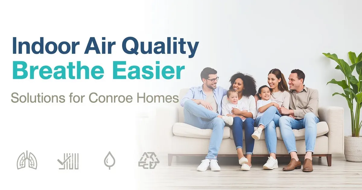 Indoor Air Quality Solutions for Conroe Homes: Breathe Easier with Professional IAQ Services